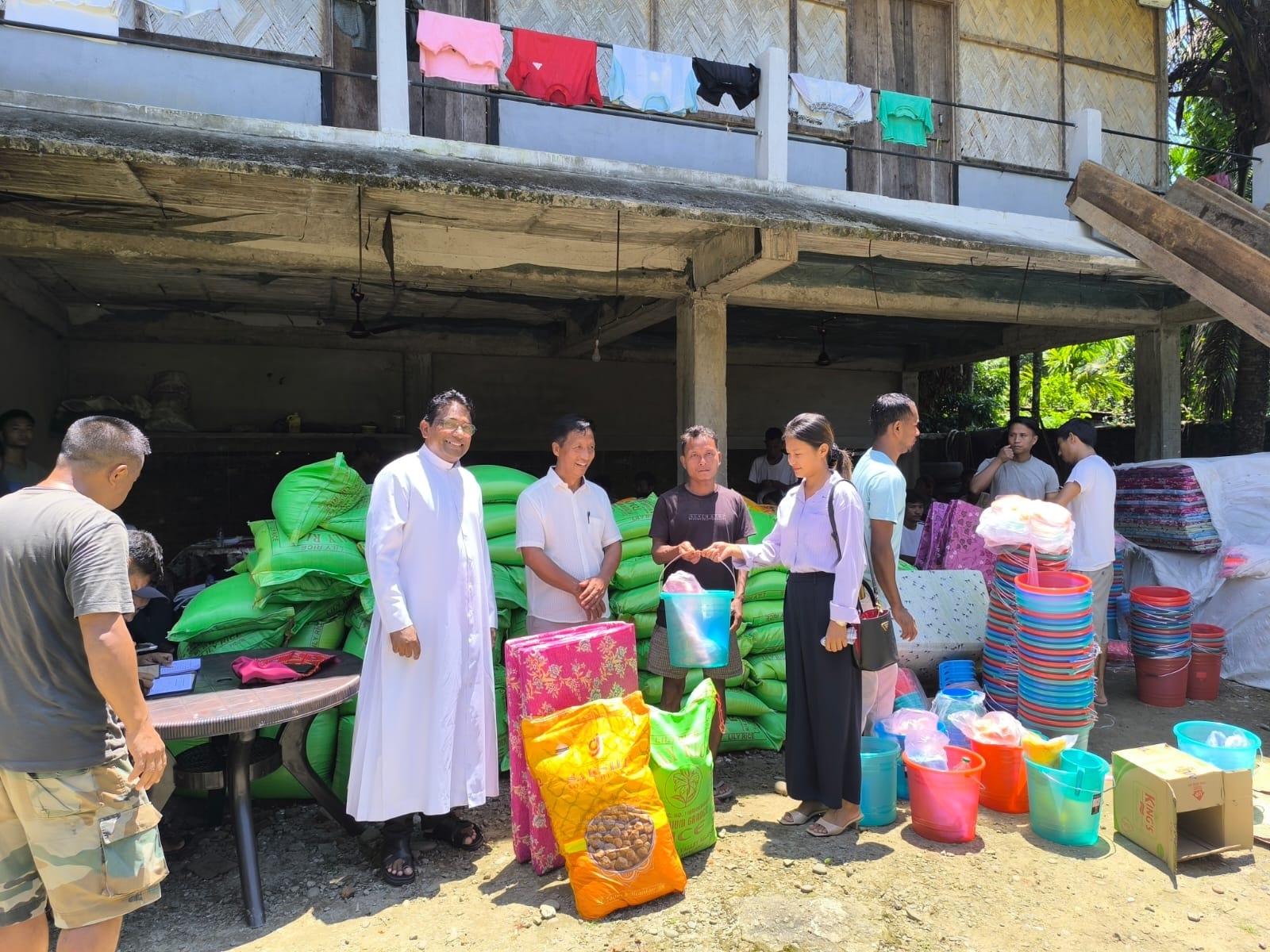 Emergency Relief Distribution — Naginimora Flash Floods