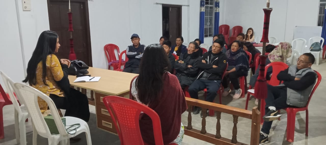 Child Protection Committee periodic meeting at Shevishe village, Zunheboto