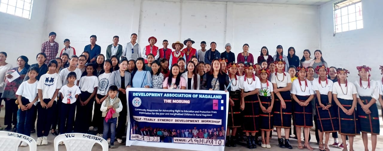 Participants at half-yearly synergy workshop, Aghunato, Zunheboto district