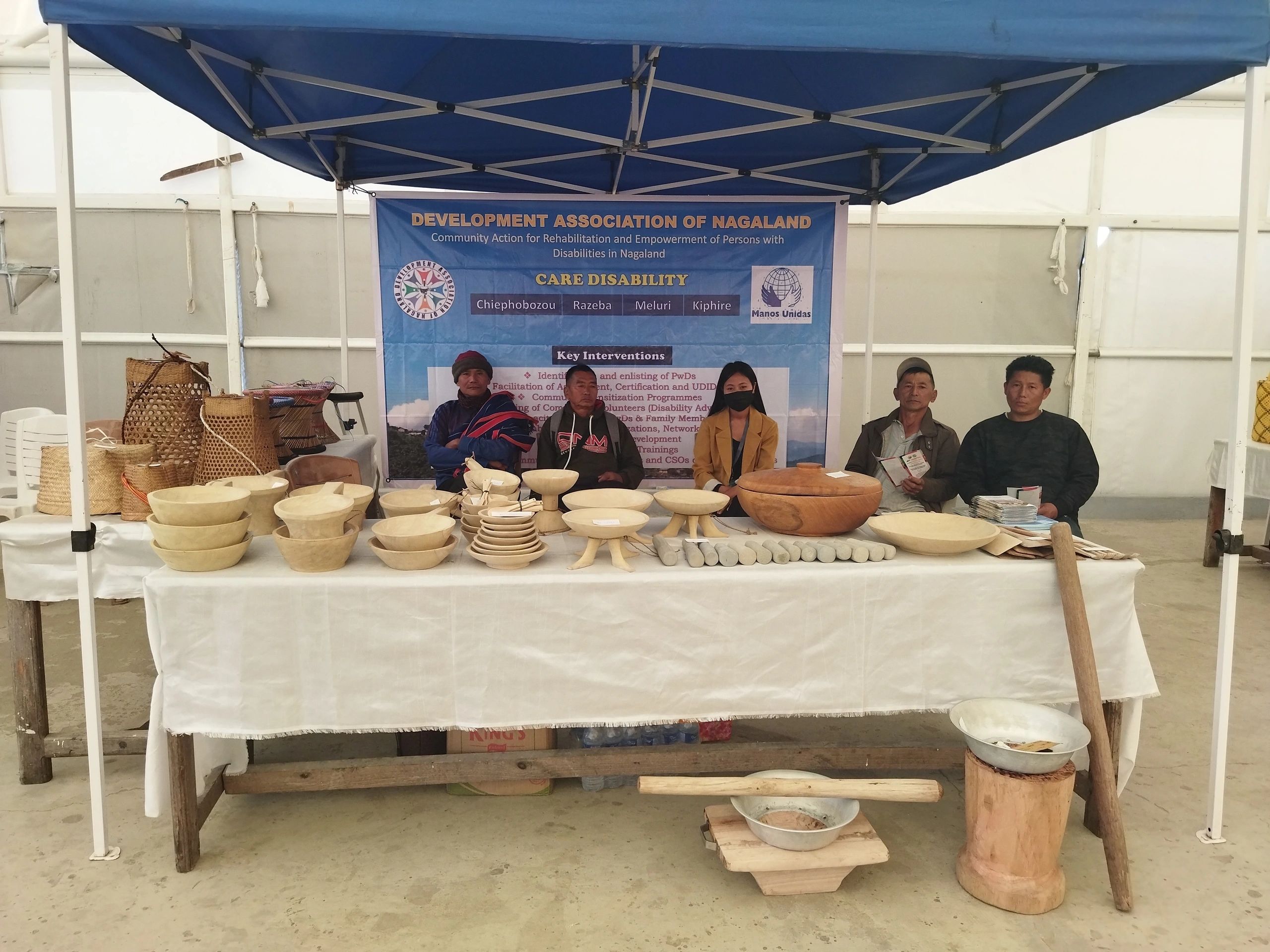 Sale of products made by beneficiaries